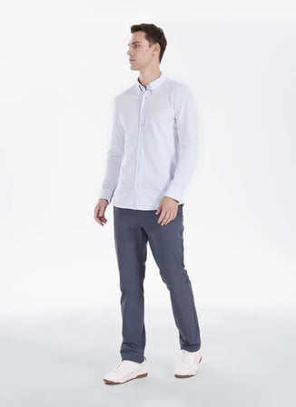 Altınyıldız Classics Mavi Erkek Düğmeli Slim Fit Gömlek ACE201271092