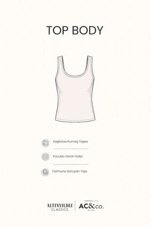 Pamuklu Kaşkorse Yumuşak Dokulu Slim Fit Dar Kesim Bisiklet Yaka Esnek Body