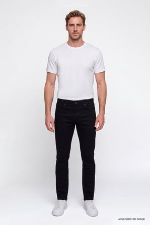 Pamuklu Comfort Fit Rahat Kesim 5 Cepli Esnek Rahat Jean Kot Denim Pantolon