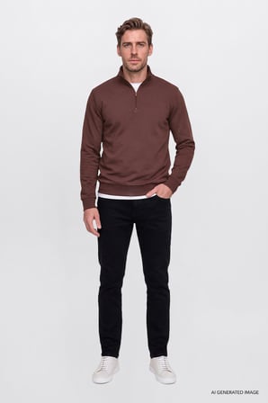Pamuklu Tapered Fit 5 Cepli Esnek Jean Kot Denim Pantolon