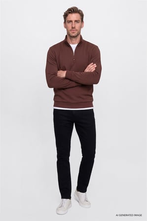 Pamuklu Tapered Fit 5 Cepli Esnek Jean Kot Denim Pantolon