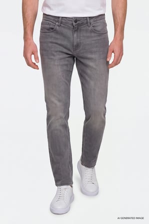 Pamuklu Comfort Fit Rahat Kesim 5 Cepli Esnek Rahat Jean Kot Denim Pantolon