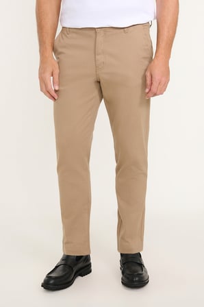 Pamuklu Tapered Fit Yan Cepli Diagonal Desenli Esnek Casual Pantolon