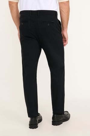 Pamuklu Tapered Fit Yan Cepli Diagonal Desenli Esnek Casual Pantolon