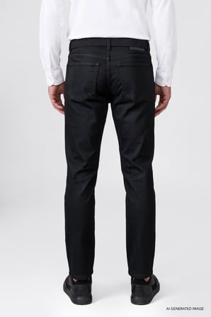 Pamuklu Tapered Fit 5 Cepli Diagonal Desenli Esnek Chino Pantolon