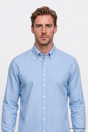 Pamuklu Yumuşak Dokulu Flanel Slim Fit Dar Kesim Düğmeli Yaka Gömlek