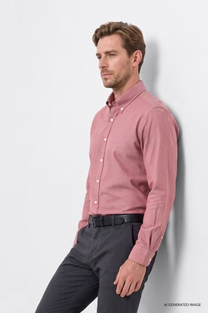 Pamuklu Yumuşak Dokulu Flanel Slim Fit Dar Kesim Düğmeli Yaka Gömlek