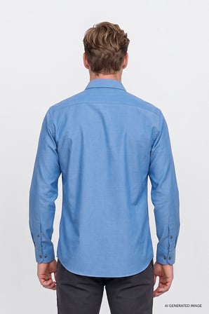 Pamuklu Yumuşak Dokulu Flanel Slim Fit Dar Kesim Düğmeli Yaka Gömlek