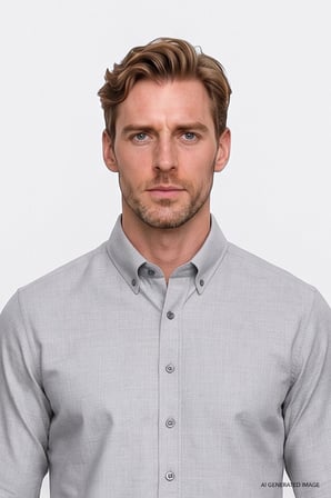 Pamuklu Yumuşak Dokulu Flanel Slim Fit Dar Kesim Düğmeli Yaka Gömlek