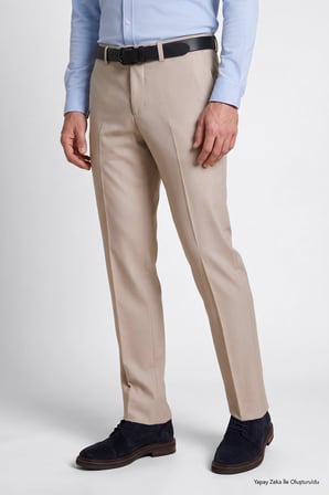 Slim Fit Dar Kesim Klasik Yan Cep Pantolon