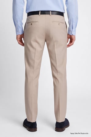 Slim Fit Dar Kesim Klasik Yan Cep Pantolon