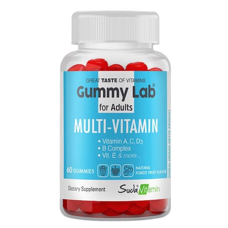 Suda Vitamin Gummy Lab Süper Multivitamin 60 Sakız Tablet