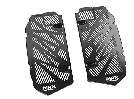 Max Performance Pro Radyatör Koruma - Siyah (KTM 17-25 Husqvarna 17-25 Gasgas 21-25 uyumlu) 
