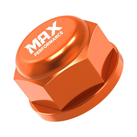 Arka Mil Somunu Şaft Kilidi M22 - Kapalı Versiyon-Turuncu (Ktm Husqvarna Gasgas 24-25 TBI uyumlu)