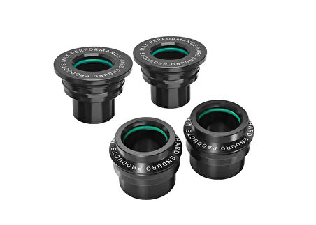 Mil Göbek Bilezikleri - Oringli - Ön & Arka Set - Siyah (Ktm Husqvarna Gasgas 24-25 TBI uyumlu)