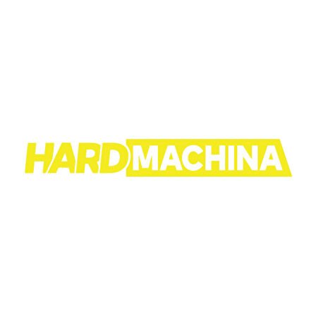 Hard Machine Sticker 17x17 Cm Sarı