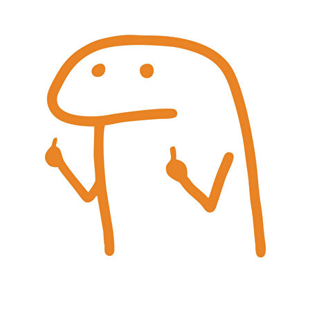 Tel Adam Araba Stickeri 17x17 Cm Turuncu