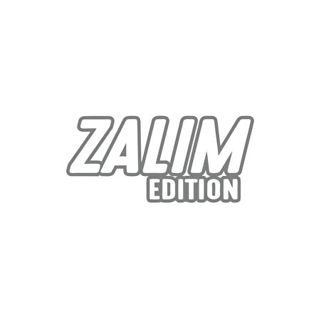 Zalim Edition Araba Sticker 17x17 Cm Gri