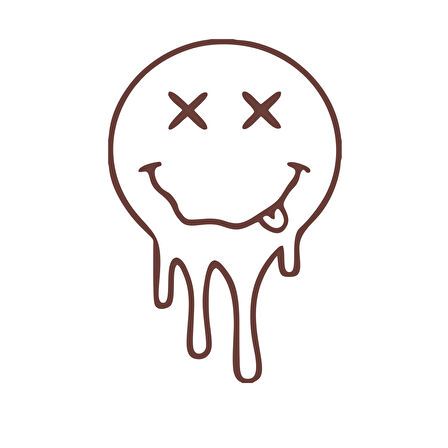 Eriyen Surat Araba Stickeri 17x17 Cm Kahverengi