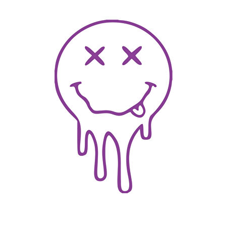 Eriyen Surat Araba Stickeri 17x17 Cm Mor