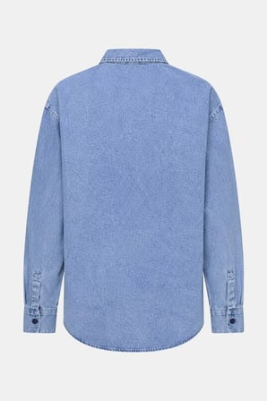 Mavi Regular Fit Pamuk Cepli Uzun Kollu Denim Ceket Gömlek