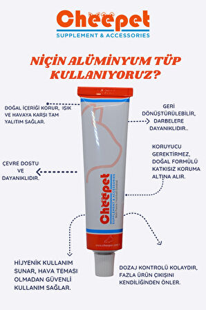 Cheepet Kedi Maltı – Tüy Yumağı Macunu ve Destekleyici Kedi Pastası (50 g)