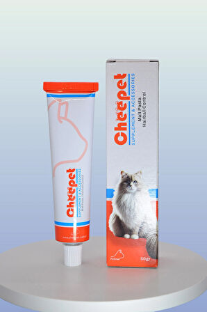 Cheepet Kedi Maltı – Tüy Yumağı Macunu ve Destekleyici Kedi Pastası (50 g)