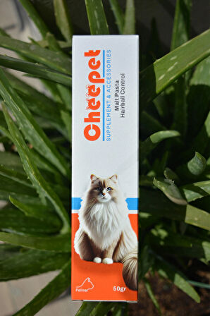CHEEPET Kedi Maltı – Tüy Yumağı Macunu ve Destekleyici Kedi Pastası (50g+50g)