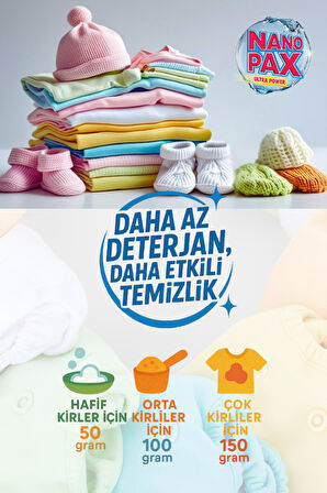 BEBEK ÇAMAŞIR MAKİNESİ TOZ DETERJANI 4 x 1 KG