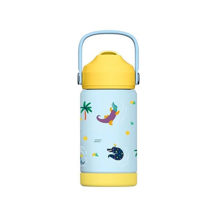 SipnJoy - FlipSip Çocuk Su Termosu | 360 ml - Snappy Croc