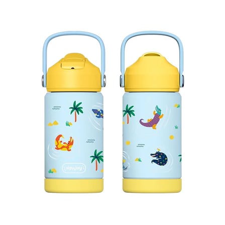 SipnJoy - FlipSip Çocuk Su Termosu | 360 ml - Snappy Croc