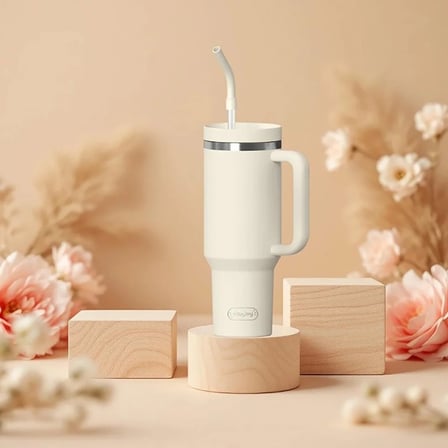 SipnJoy - Tumbler Termos 1200 ml - Bej