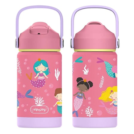 SipnJoy - FlipSip Çocuk Su Termosu | 360 ml - Mermaid Dream