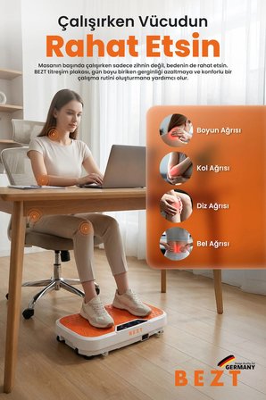 Bezt Vibe 2 Pro Max Vibration Plate Titreşimli Spor Masaj Aleti