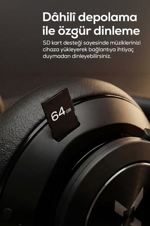 Bluetooth Kulaklık | Hoparlöre Dönebilen, 650 mAh, BT 5.3, IPX4, 2in1 (X6721)