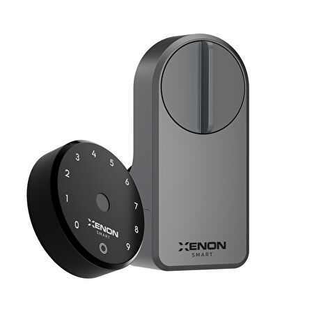 Xenon Smart Akıllı Motorlu Kapı Kilidi Sesli Komut Uyumlu Smart Lock ve Zigbee 3.0 & Wi-Fi & Ble Akıllı Gateway Hub Seti