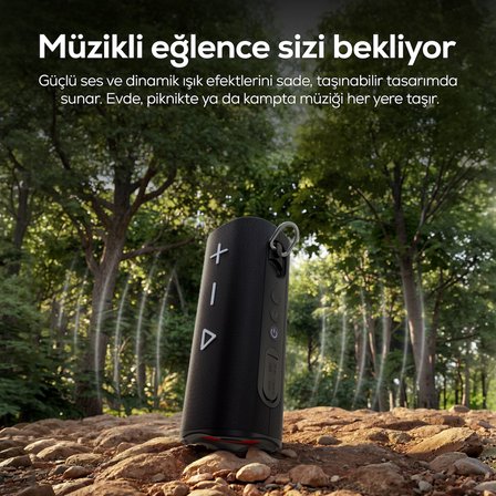 Obli 4 Bluetooth Hoparlör | 30W RMS, Işıklı, 4000 mAh, TWS, IPX4, BT 5.3 (X6705)