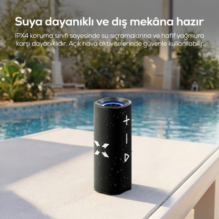 Obli 4 Bluetooth Hoparlör | 30W RMS, Işıklı, 4000 mAh, TWS, IPX4, BT 5.3 (X6705)