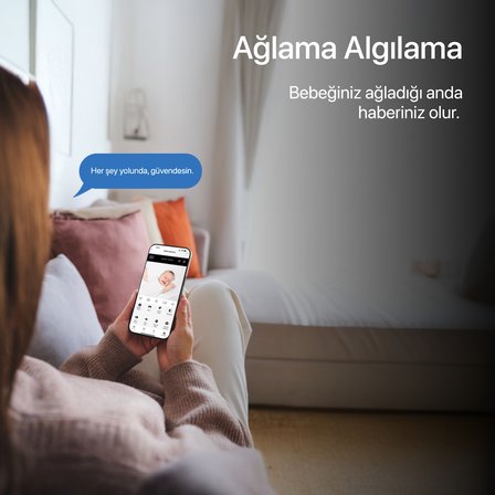 Xenon Smart Bebek Kamerası, Beyaz Gürültü Makinesi, Hava Temizleyici ve Akıllı Ampul | 4’lü Set, Mobil Kontrol