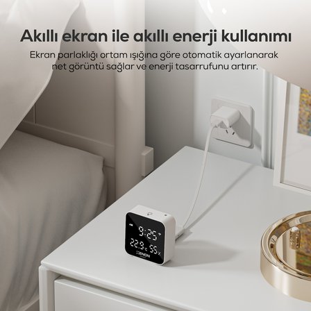 Xenon Smart Dijital Termometre (Monitörlü) & Akıllı Kumanda IR | WiFi, Saatli, Klima TV Kontrolü (X7511)
