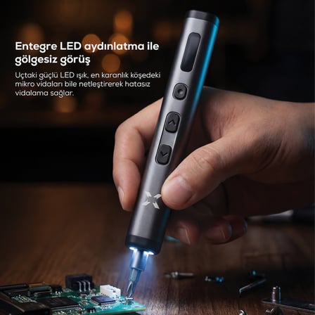 Xenon Smart Hassas Tornavida Seti | 78 Parça, Şarjlı, Saat, Gözlük, Bilgisayar Uyumlu Tamir Kiti (X6836)