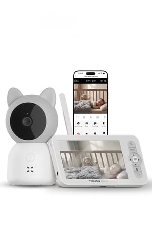 Xenon Smart Yenidoğan Premium Seti (4'lü) | Biberon Sterilizatörü, Biberon Isıtıcı, Beyaz Gürültü Makinesi ve Monitörlü Bebek Kamerası