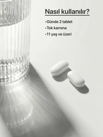 5-in-1 Magnesium; Magnezyum Bisglisinat, Sitrat, Malat, L-Treonat, Taurat ve Taurin 60 Tablet