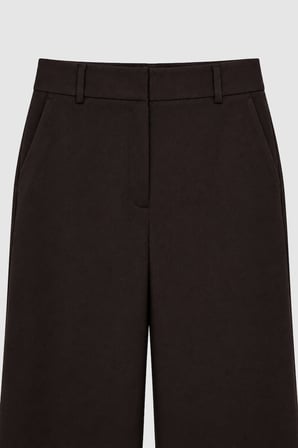 Kadın Kahverengi Slim Fit Basic Pantolon