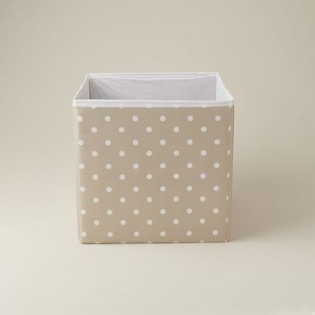 Simple Living Organizer Kutu - Bej - 30x30x30 cm