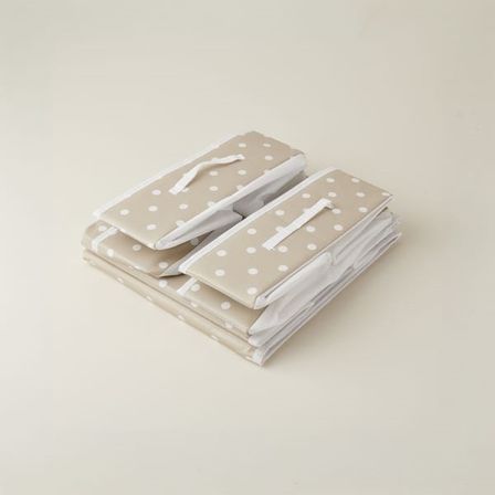 Simple Living İki Çekmeceli Organizer - Beji - 31x30x22 cm
