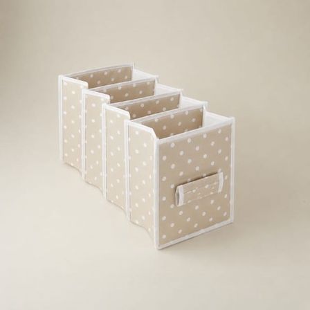 Simple Living 4 Katlı Dolap İçi Organizer - Bej - 24x29x64 cm