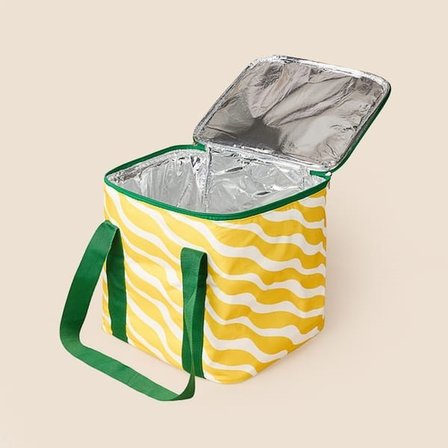 Simple Living Desenli Termos Çanta - Sarı - 25 lt