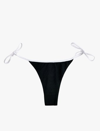 Kontrast Detaylı İpli Bikini Altı
