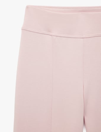 Viskon Modal Kumaş Slim Fit Nervürlü İspanyol Paça Pantolon